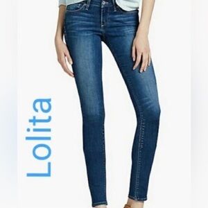 Lucky Brand Dark Blue Skinny Lolita Low Rise Jeans. 6 / 28 Regular Stretch #3